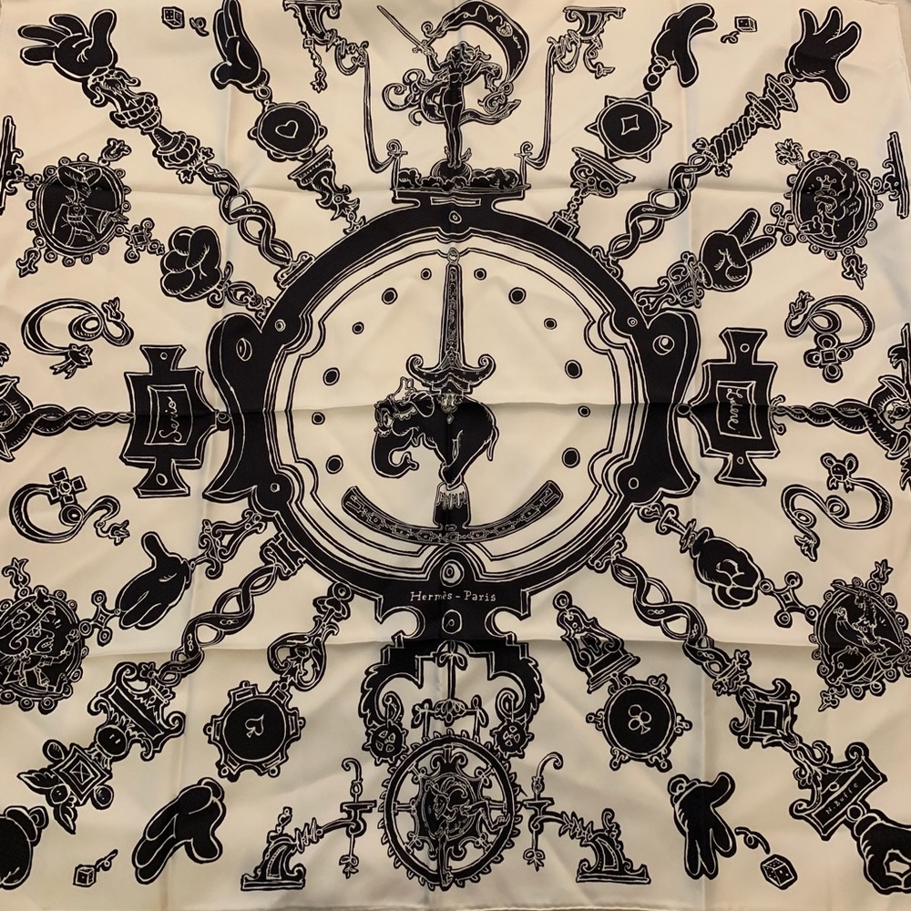 Authentic Hermès Silk Scarf 90*90cm
